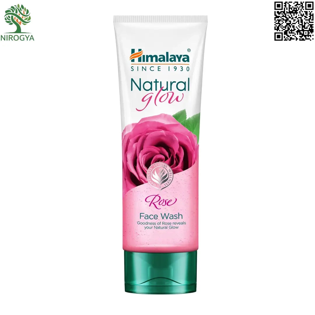 Himalaya Natural Glow Rose Face Wash | Brightening & Hydrating Cleanser 50ml / 100ml