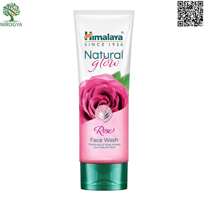 Himalaya Natural Glow Rose Face Wash | Brightening & Hydrating Cleanser 50ml / 100ml