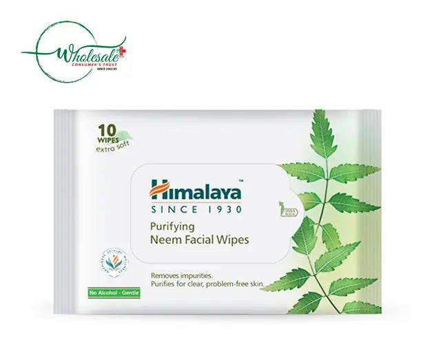 Himalaya Purifying Neem Facial Wipes 25pcs for Clean & Fresh Skin