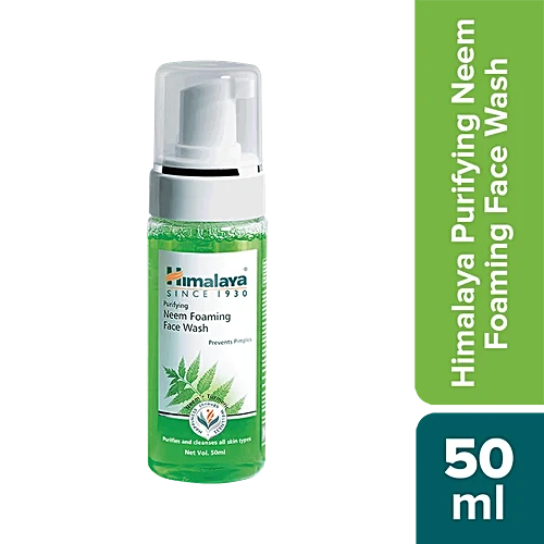 Himalaya Purifying Neem Foaming Face Wash | Deep Cleansing & Acne Care 50ml / 150ml