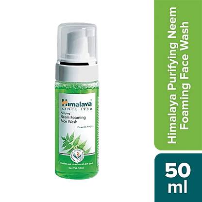 Himalaya Purifying Neem Foaming Face Wash | Deep Cleansing & Acne Care 50ml / 150ml