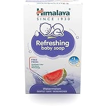 Himalaya Refreshing Baby Soap | Watermelon and Neem for Soft Cleansing for Babies 125g