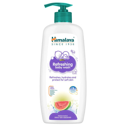Himalaya Refreshing Baby Wash | Watermelon & Neem | Gentle & Fresh Daily Cleansing 100ml / 200ml / 400ml