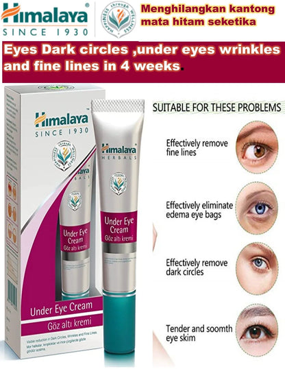 Himalaya Under Eye Cream 15ml for Dark Circles & Puffiness