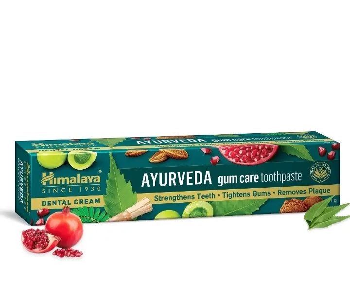 Himalaya Ayurveda Gum Care Toothpaste | Neem, Miswak, Babool & Pomegranate Extracts