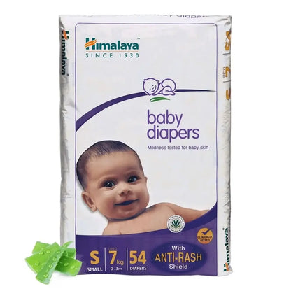 Himalaya Baby Diapers | Aloe Vera & Yashad Bhasma with Anti-Rash Shield | Comfortable Protection for Babies