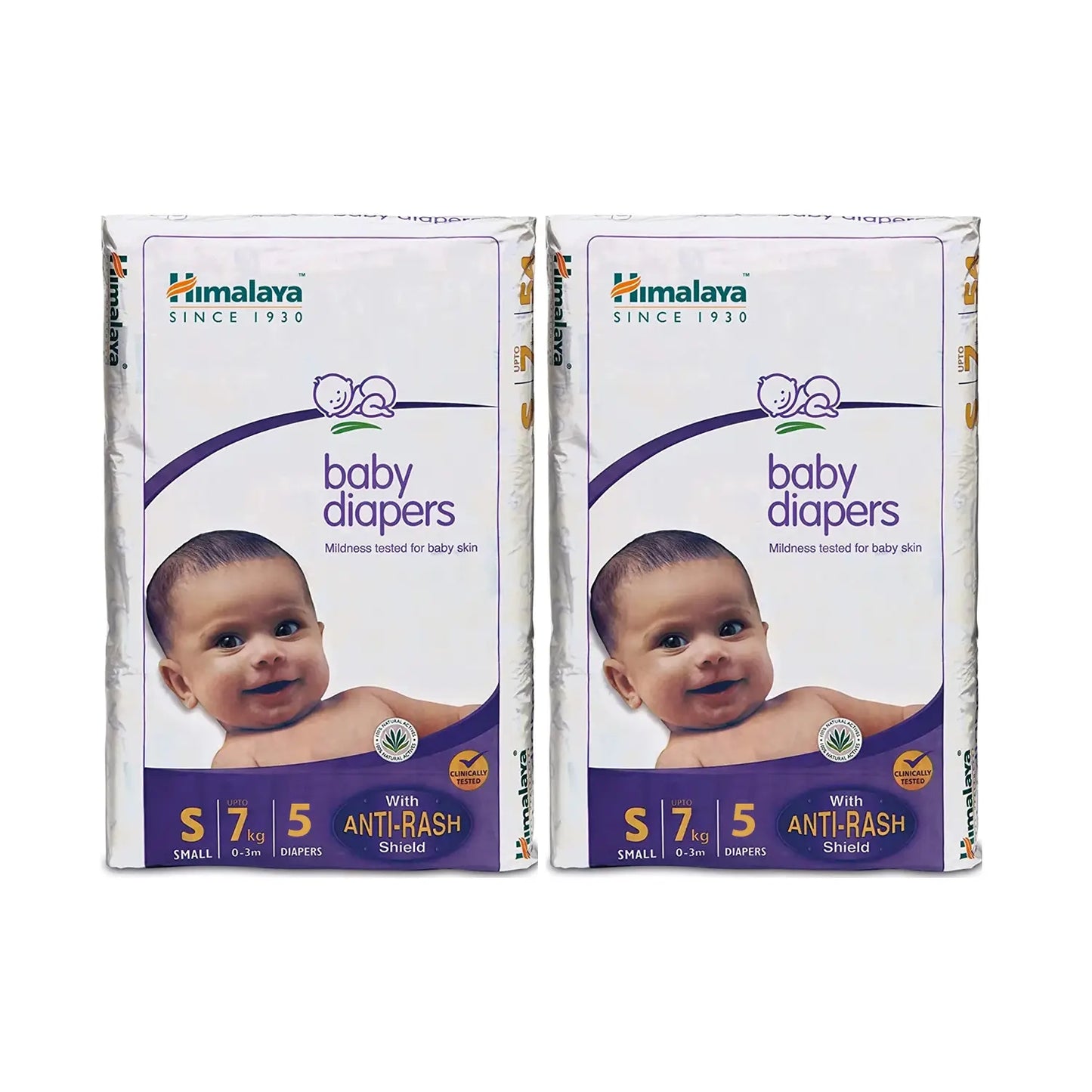 Himalaya Baby Diapers | Aloe Vera & Yashad Bhasma with Anti-Rash Shield | Comfortable Protection for Babies