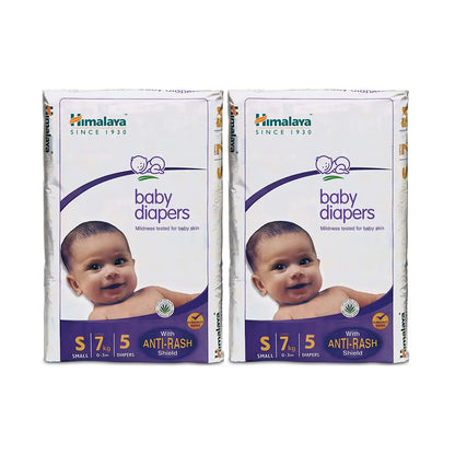 Himalaya Baby Diapers | Aloe Vera & Yashad Bhasma with Anti-Rash Shield | Comfortable Protection for Babies