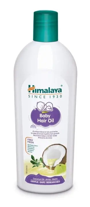 Himalaya Baby Hair Oil | Bhringaraja & Coconut Oil | Nourishing & Gentle Care for Babies 100ml / 200ml