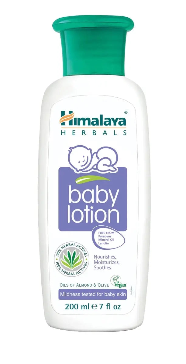 Himalaya Baby Lotion | Almond Oil & Olive Oil | Gentle Hydration for Soft Baby Skin 100ml / 200ml / 400ml / 700ml