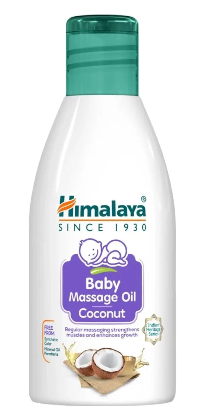 Himalaya Baby Massage Oil Coconut 100ml | Natural Nourishing Skin Care