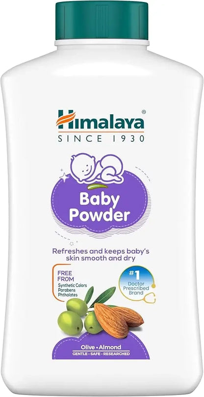Himalaya Baby Powder | Khus Khus & Almond Oil | Soft & Dry Protection for Baby Skin 50g / 100g / 400g / 700g