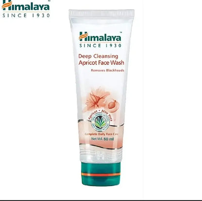 Himalaya Deep Cleansing Apricot Face Wash | Apricot and Aloe Vera | Exfoliating Skin Cleanser