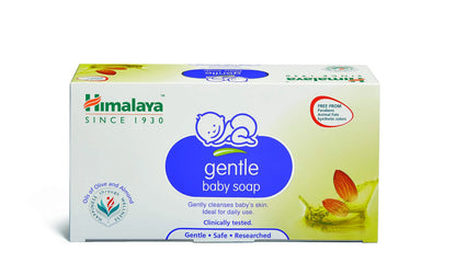 Himalaya Gentle Baby Soap | Almond & Olive Oil Extracts | Soft & Safe Skin Cleansing
