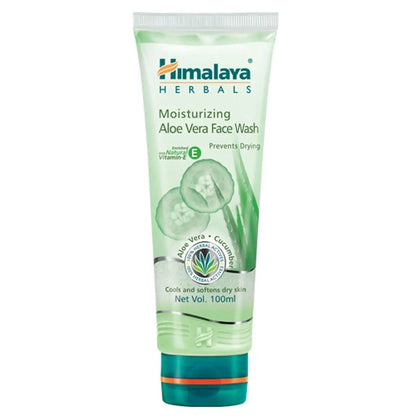 Himalaya Moisturizing Aloe Vera Face Wash | Aloe Vera & Cucumber | Hydrating & Gentle Cleanser