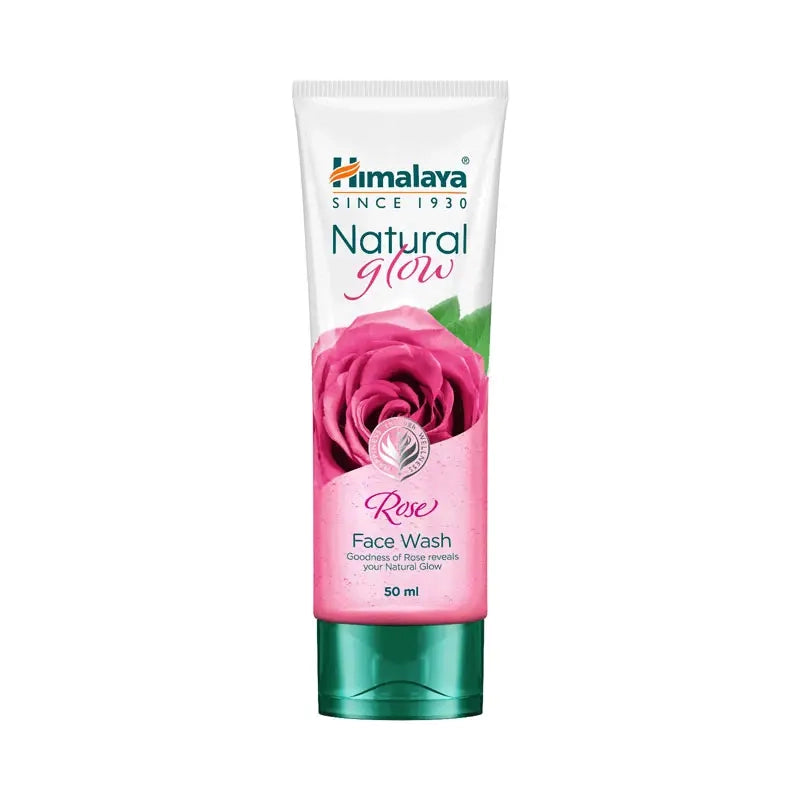Himalaya Natural Glow Rose Face Wash | Brightening & Hydrating Cleanser 50ml / 100ml