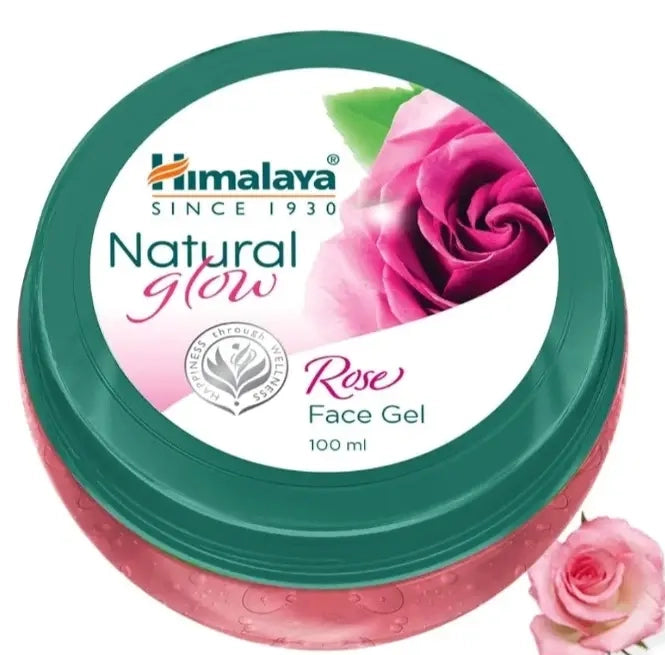 Himalaya Natural Glow Rose Face Gel 100ml | Hydrating & Glowing Skin