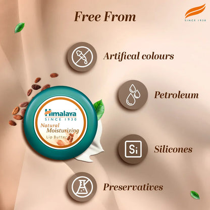 Himalaya Natural Moisturizing Lip Butter Deep Hydration Lip Repair | Coca Butter and Sal Butter
