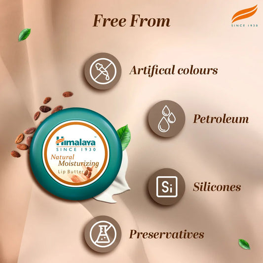 Himalaya Natural Moisturizing Lip Butter Deep Hydration Lip Repair | Coca Butter and Sal Butter