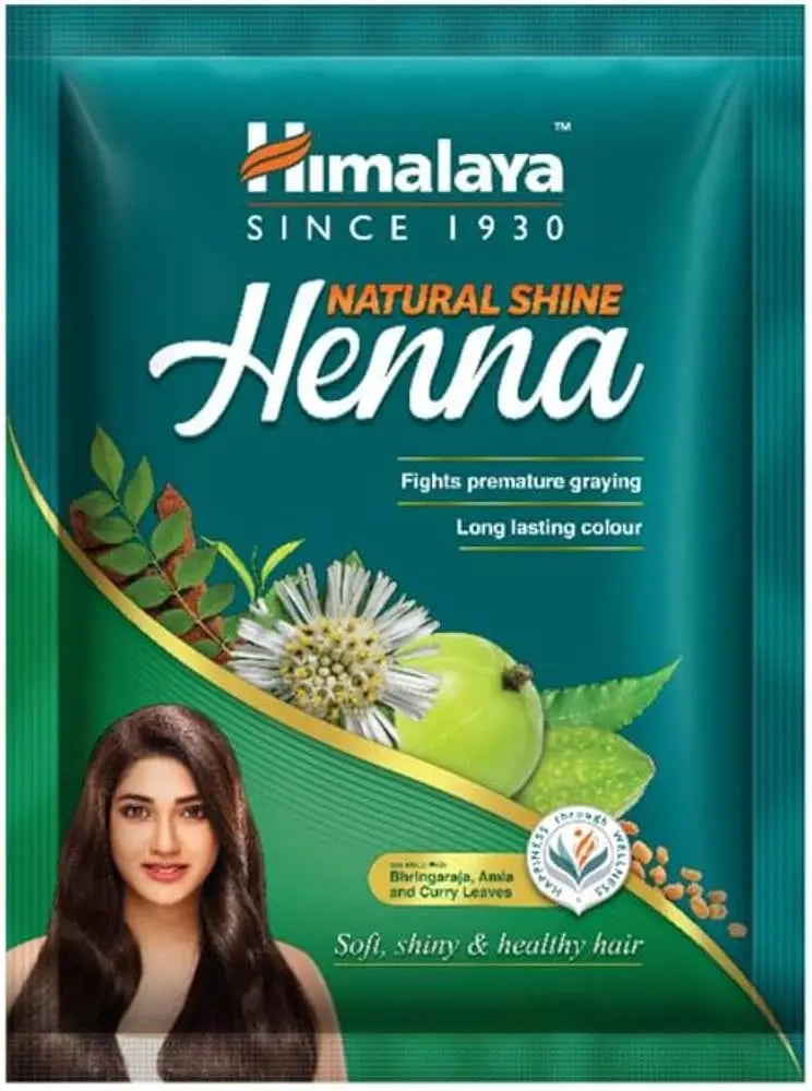 Himalaya Natural Shine Henna | Bhringaraja, Amla & Curry Leaves Extracts