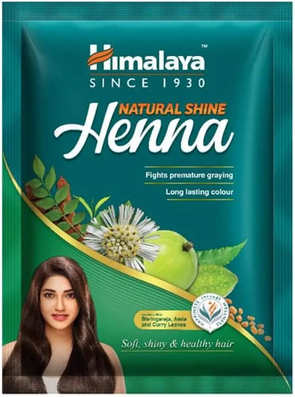 Himalaya Natural Shine Henna | Bhringaraja, Amla & Curry Leaves Extracts