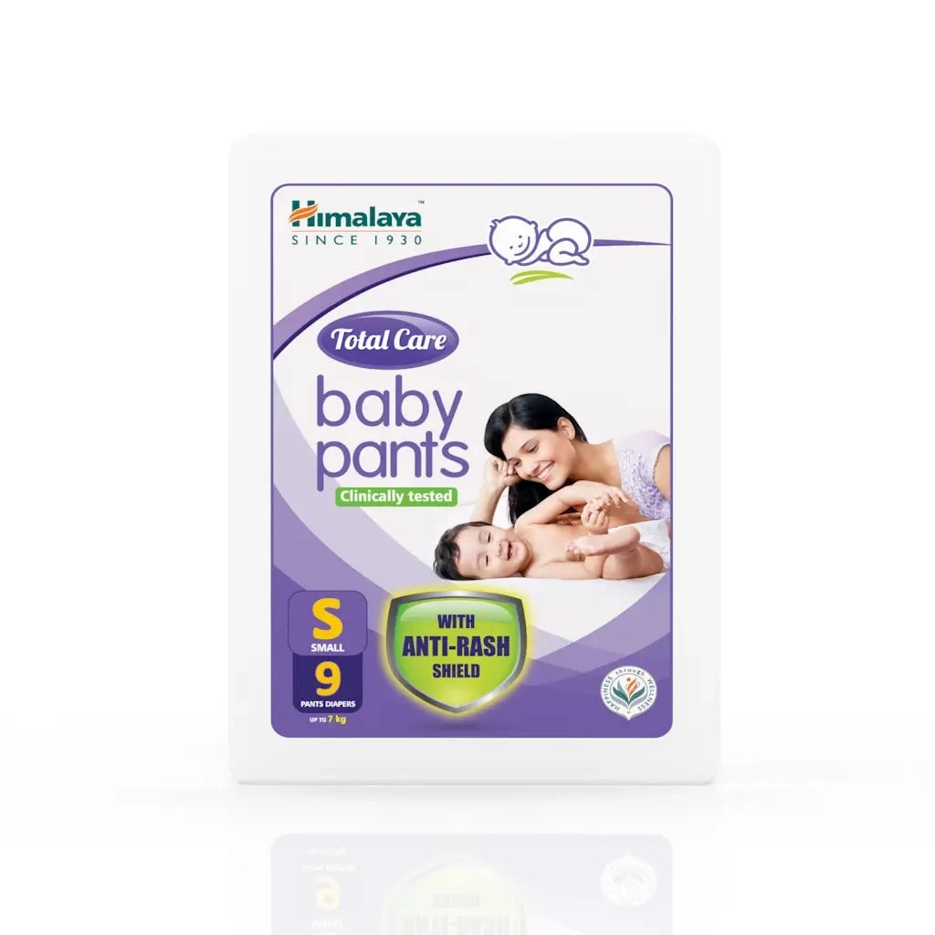 Himalaya New Baby Pants Diapers | Aloe Vera & Yashad Bhasma with Anti-rash shield