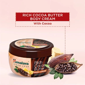 Himalaya Rich Cocoa Butter Body Cream 200ml | Deep Moisturizing Skin Care