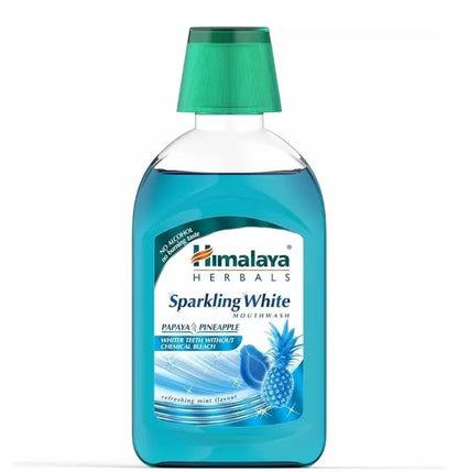 Himalaya Sparkling White Mouthwash | Whitening Oral Care 215ml