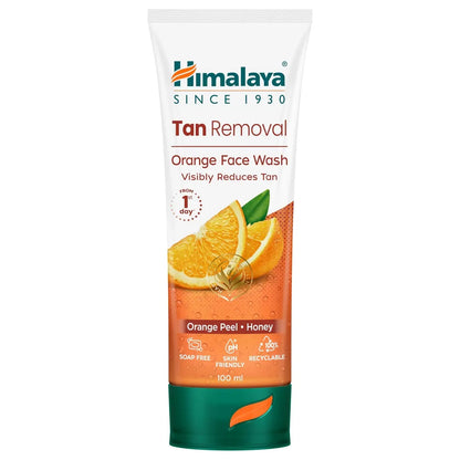 Himalaya Tan Removal Orange Face Wash | Brightening Skin Care 50ml / 100ml