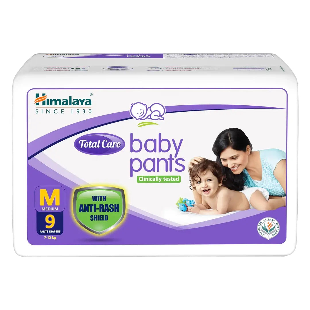 Himalaya Total Care Baby Pants | Aloe Vera and Yashad Bhasma with Anti-Rash Shield