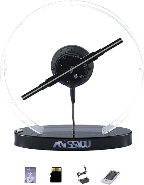 Table-Mounted Hologram Display – 3D LED Holographic Fan Display