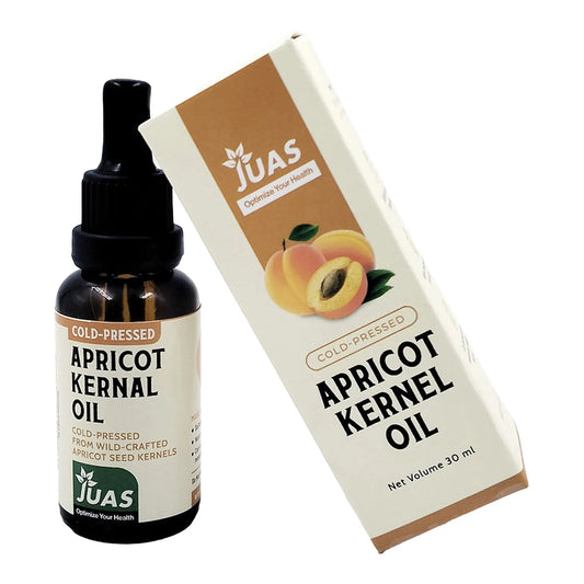 JUAS Apricot Kernel Oil - Multipurpose Carrier Oil Rich in Vitamins A and E, Commonly Used For Skincare, Massage, And Hair Nourishment