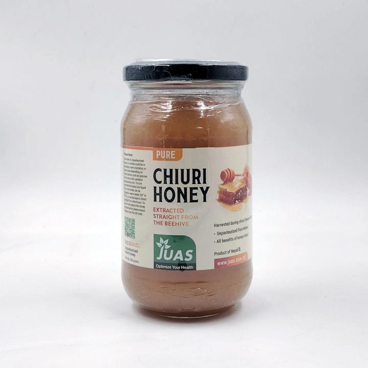 JUAS Raw Chiuri Honey - Pure, Unfiltered, and Unpasteurized Honey Sourced From Nepal’s Western and Far-Western Regions where Chiuri Trees Naturally Flourish