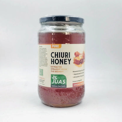 JUAS Raw Chiuri Honey - Pure, Unfiltered, and Unpasteurized Honey Sourced From Nepal’s Western and Far-Western Regions where Chiuri Trees Naturally Flourish