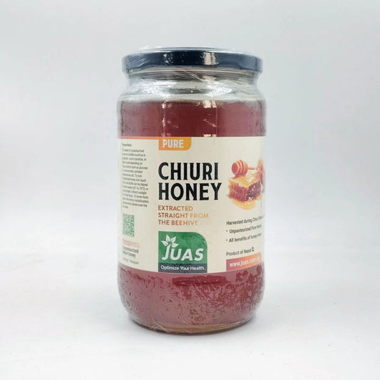 JUAS Raw Chiuri Honey - Pure, Unfiltered, and Unpasteurized Honey Sourced From Nepal’s Western and Far-Western Regions where Chiuri Trees Naturally Flourish