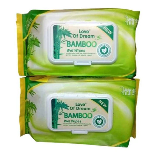 LOD Bamboo Wet Wipes - Buy 1 Get 1 free - 90 Pulls per Pack
