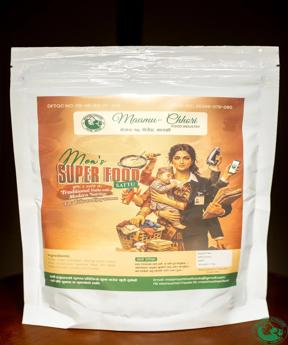 MaamuChhori Super Mom Food 500gm - Is Specially Formulated To Power You Through Every Stage Of Motherhood, From Pregnancy To Postpartum Recovery To The Long Breastfeeding