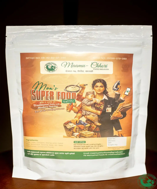 MaamuChhori Super Mom Food 500gm - Is Specially Formulated To Power You Through Every Stage Of Motherhood, From Pregnancy To Postpartum Recovery To The Long Breastfeeding