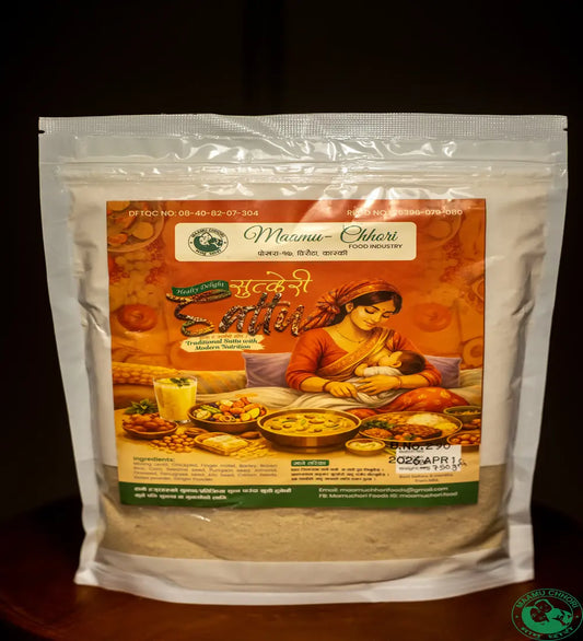 MaamuChhori Sutkeri Sattu 750gm - A Powerfully Nourishing Sattu Blend Crafted Specifically For New Mothers Recovering After Childbirth.