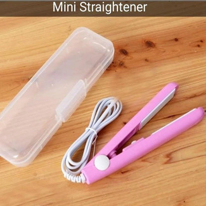 Mini Hair Straightener – Portable Travel Flat Iron Quick Heating & Dual Voltage