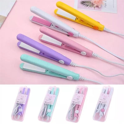 Mini Hair Straightener – Portable Travel Flat Iron Quick Heating & Dual Voltage