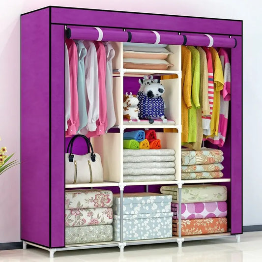 Collapsible Wardrobe Model 88130 – Portable & Foldable Closet Organizer for Home