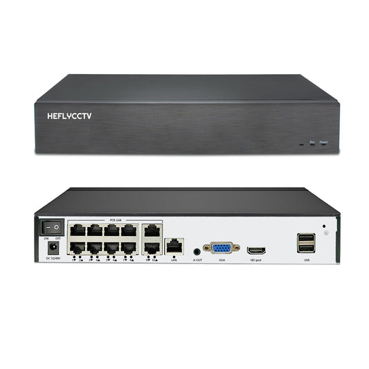 10 Channel AI Network Video Recorder (NVR) – 8MP CCTV Recorder with Mobile Viewing