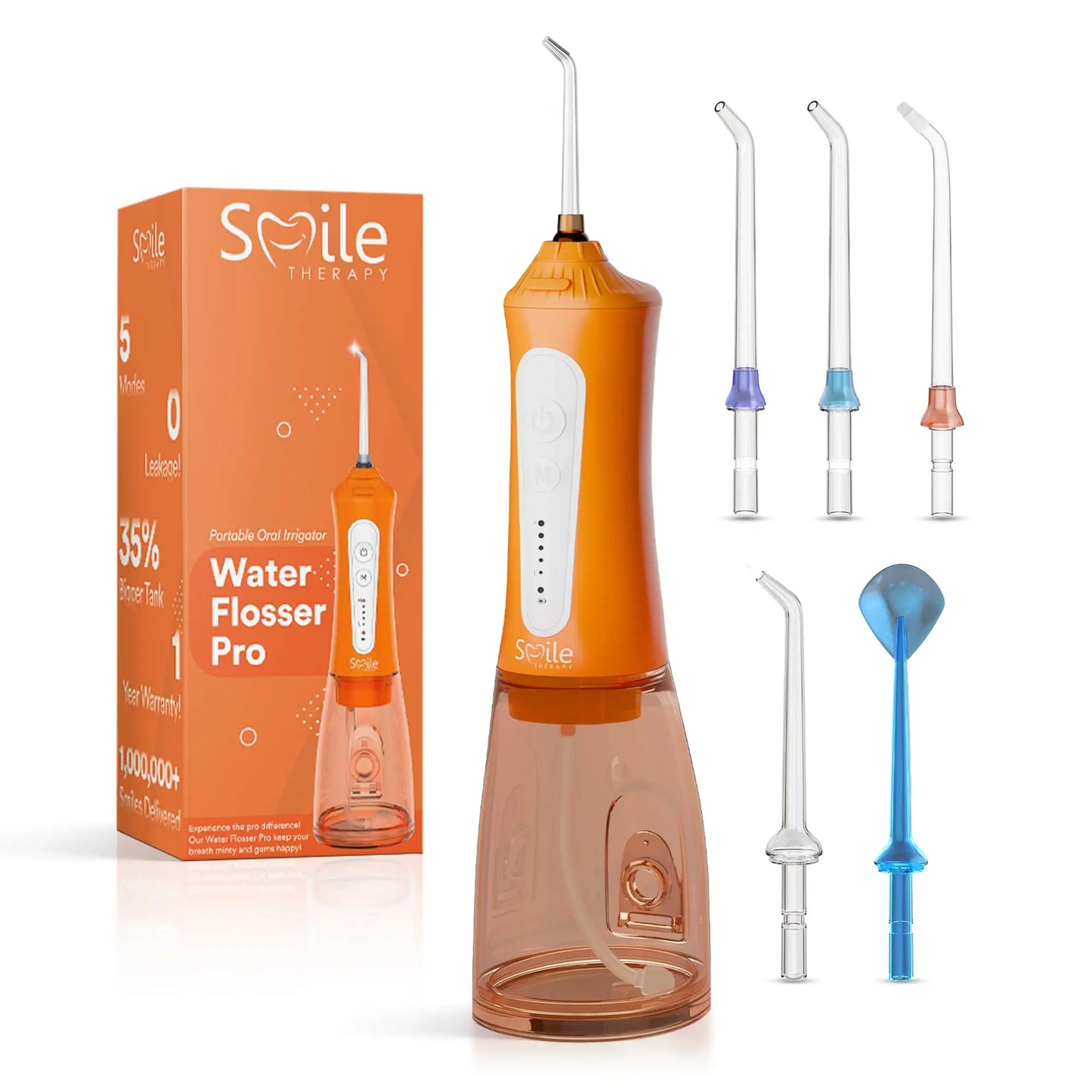 Oral Irrigator – Professional Water Flosser for Plaque Removal 5 Modes & 360° Tip