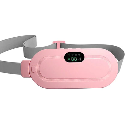 Period Belt – Reusable Menstrual Heating Belt for Cramp Relief 3 Heat Settings & Vibration Massage