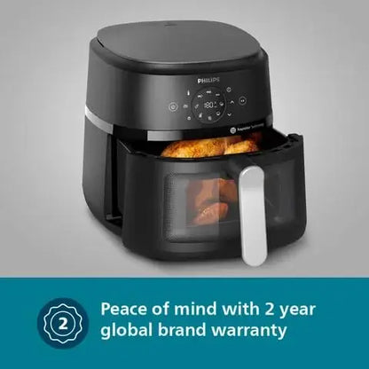 Philips Air Fryer - NA221/00 - Enjoy Crispy Fries, Juicy Chicken And More With Up To 90% Less Fat