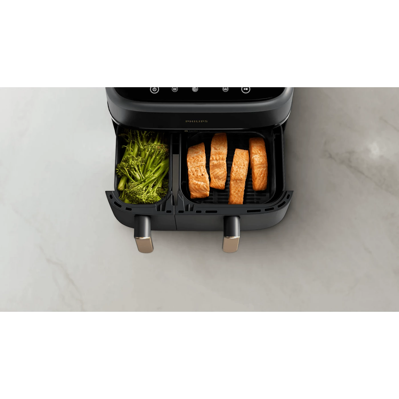 Philips Air Fryer - NA352/00 - Make Healthier, Delicious Meals For The Whole Family With Guided Recipes