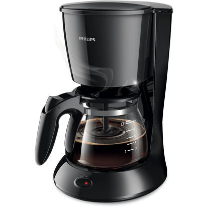 Philips Drip Filter Coffee - HD7432/20 - The Glass Jug Sits On A Keep-Warm Hotplate, While The Water Level Indicator And Simple On/Off Switch Make Brewing Effortless