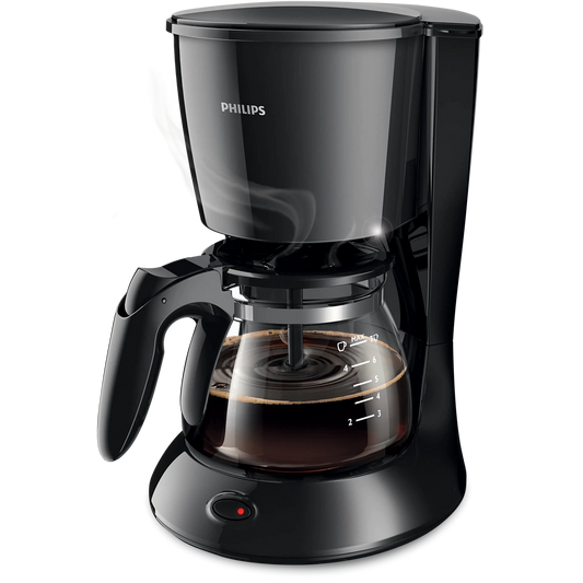Philips Drip Filter Coffee - HD7432/20 - The Glass Jug Sits On A Keep-Warm Hotplate, While The Water Level Indicator And Simple On/Off Switch Make Brewing Effortless