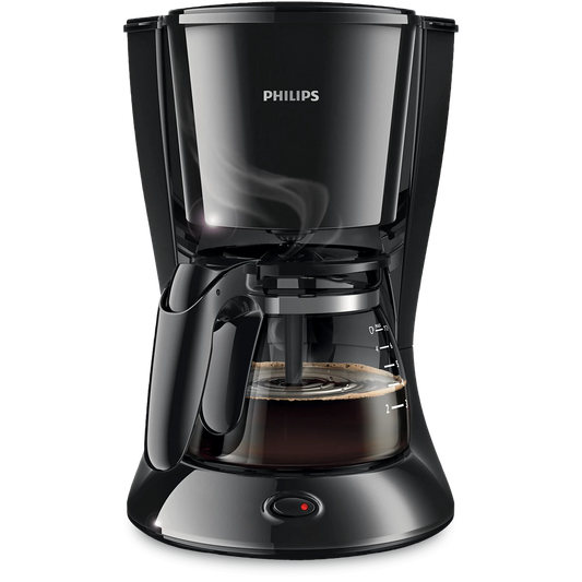 Philips Drip Filter Coffee - HD7432/20 - The Glass Jug Sits On A Keep-Warm Hotplate, While The Water Level Indicator And Simple On/Off Switch Make Brewing Effortless